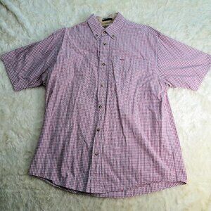 Wrangler Hero Red Bdn S/S Shirt Size Large